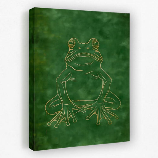 Amphibian Daydream - Animals Canvas Wall Art