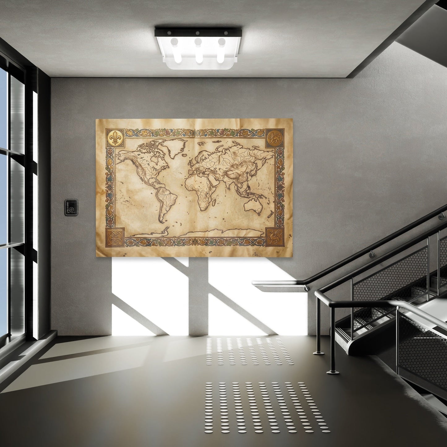 Ancient Globe Illuminated