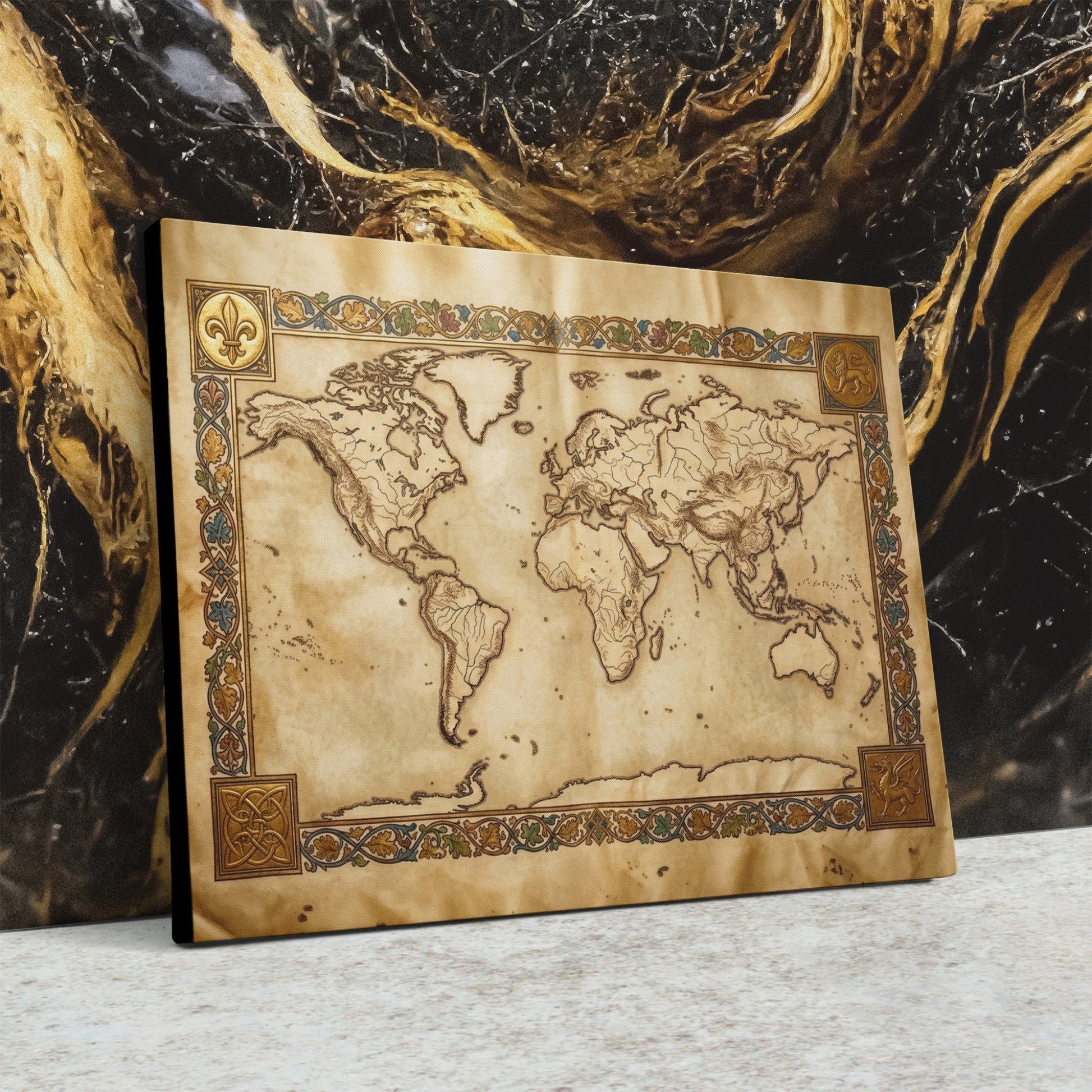Ancient Globe Illuminated