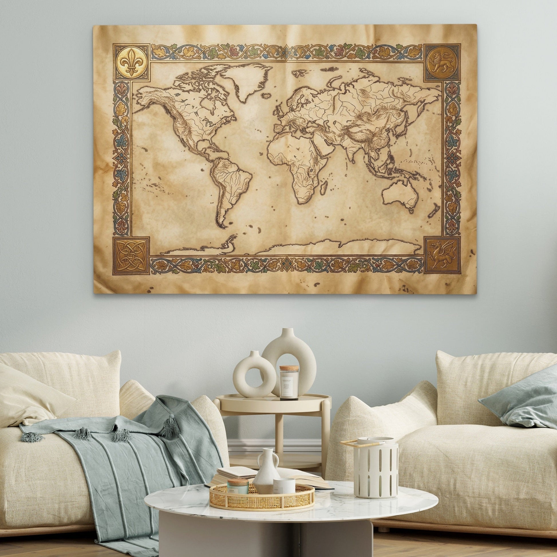 Ancient Globe Illuminated