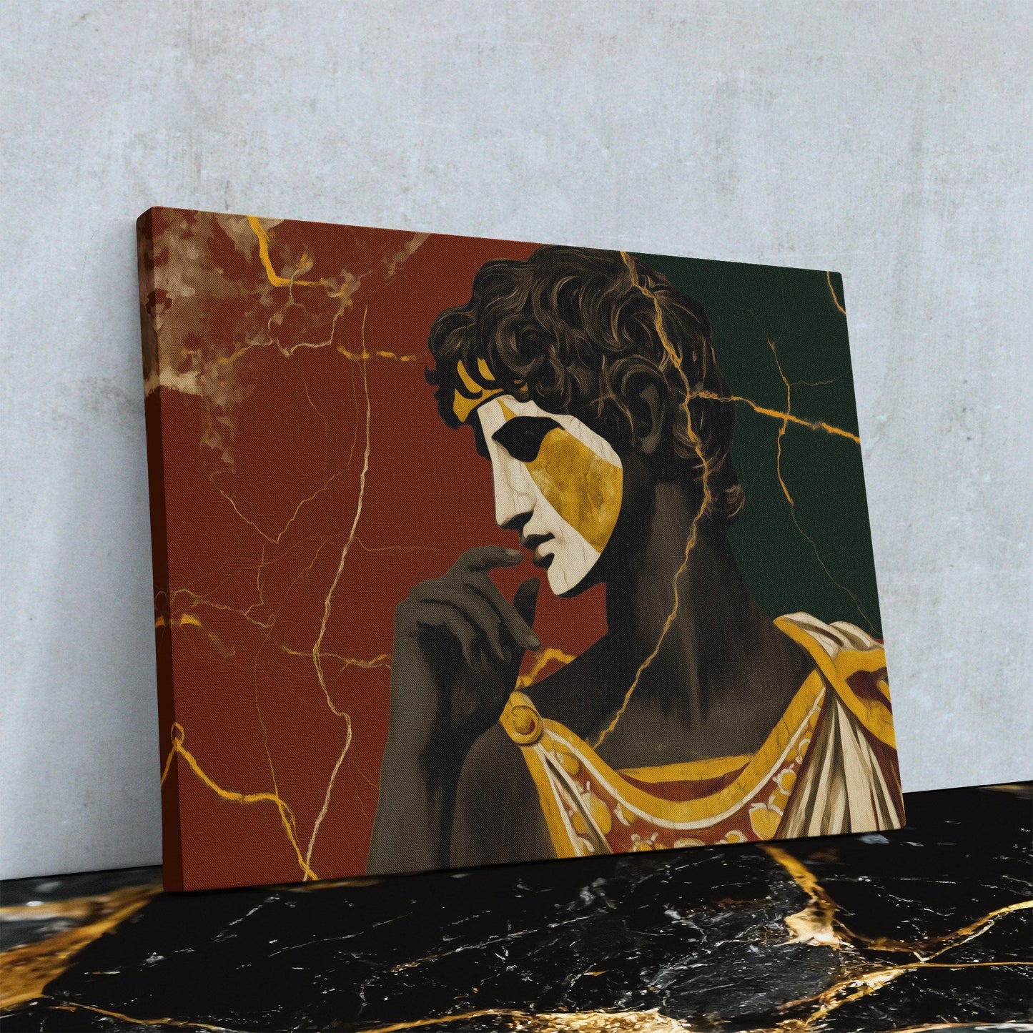 Ancient Thinker Portrait - Luxury Wall Art