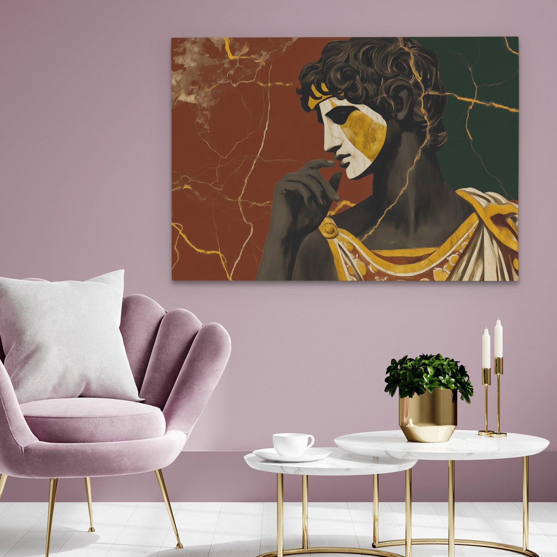 Ancient Thinker Portrait - Luxury Wall Art