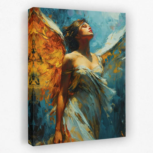 Angel's Beauty - Angel Canvas Wall Art