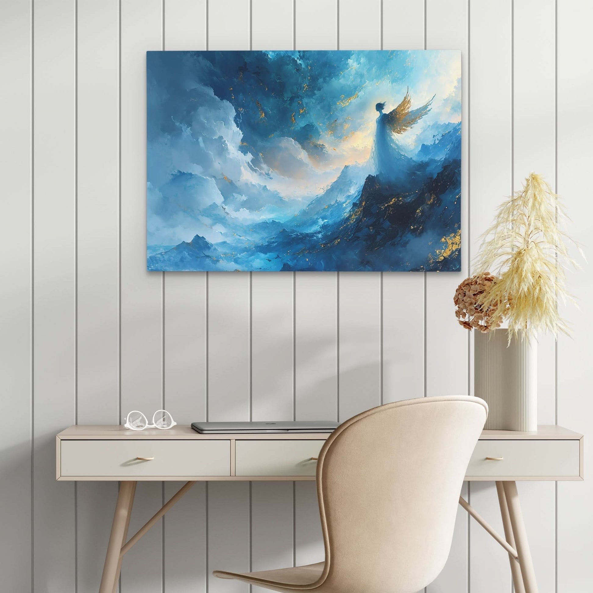 Angel's Rest - Blue Canvas Wall Art