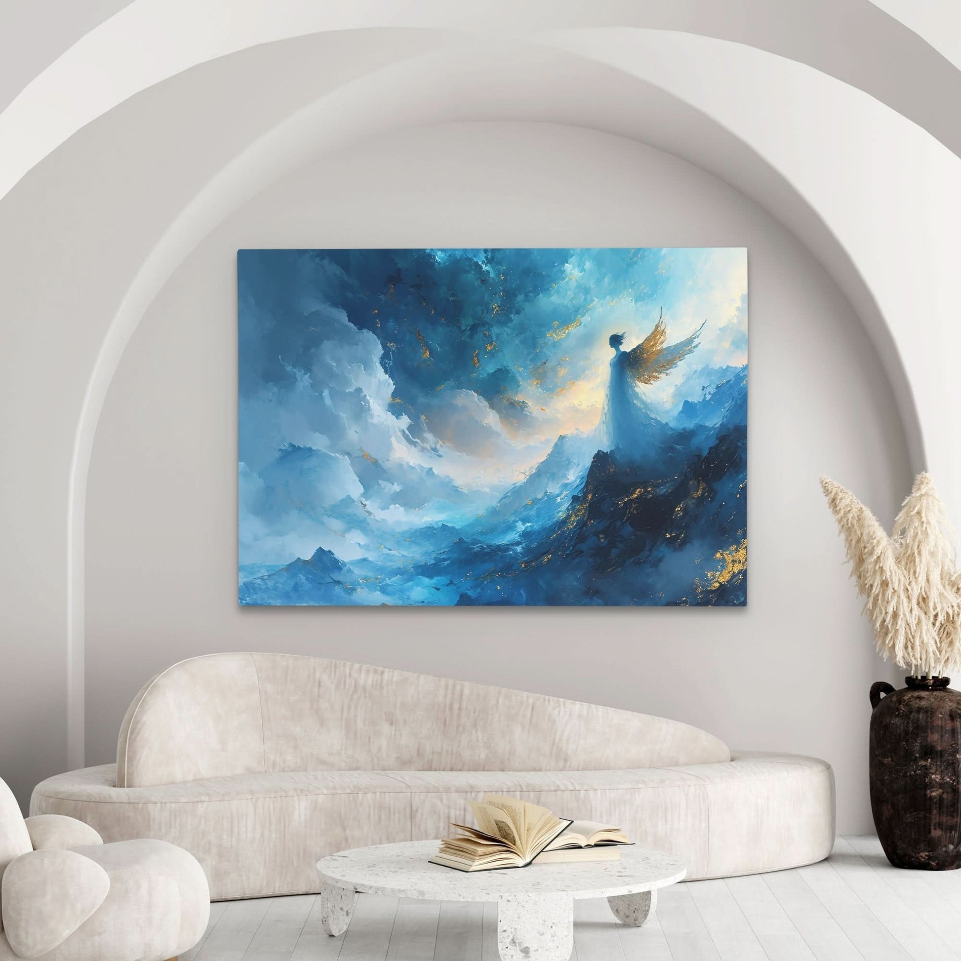 Angel's Rest - Wall Art in Black Frame