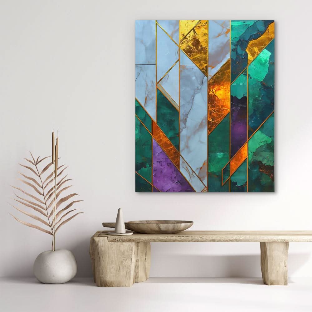 Angular Ascent - Canvas Wall Art