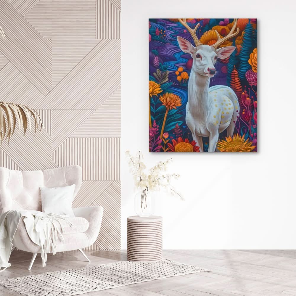 Antler Arch - Colorful Wall Art for Bedroom