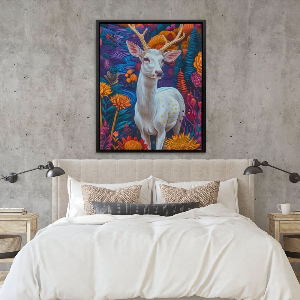 Antler Arch - Fantasy Colorful Canvas Wall Art