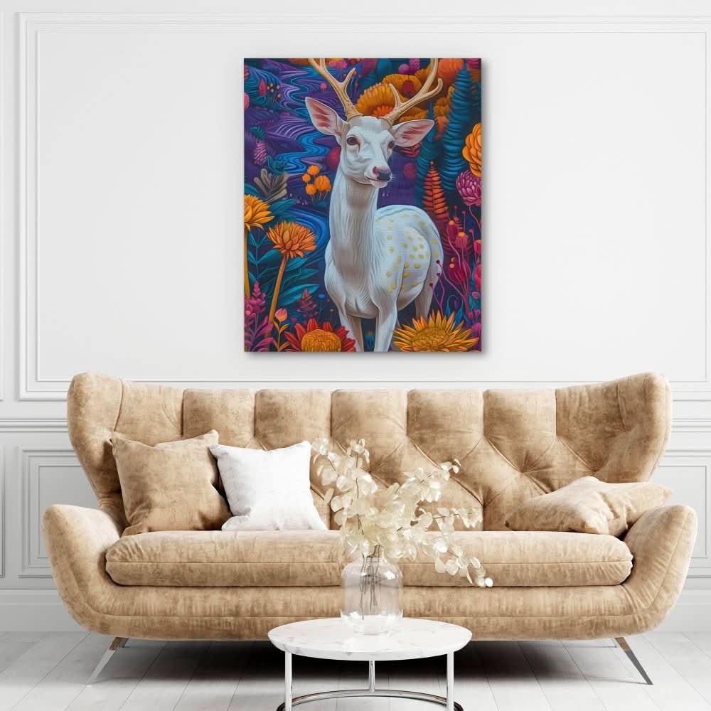 Antler Arch - Albino Art for Bedroom