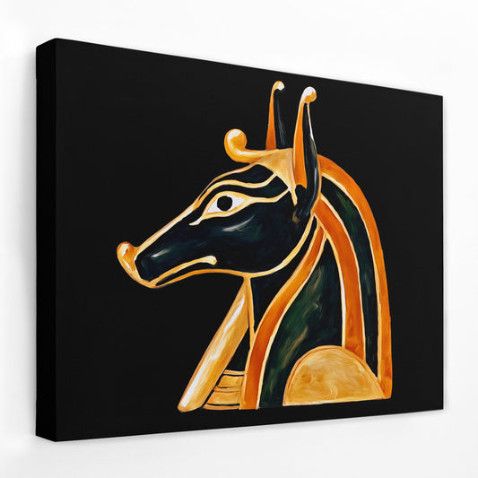 Anubis in Gold - Luxury Wall Art