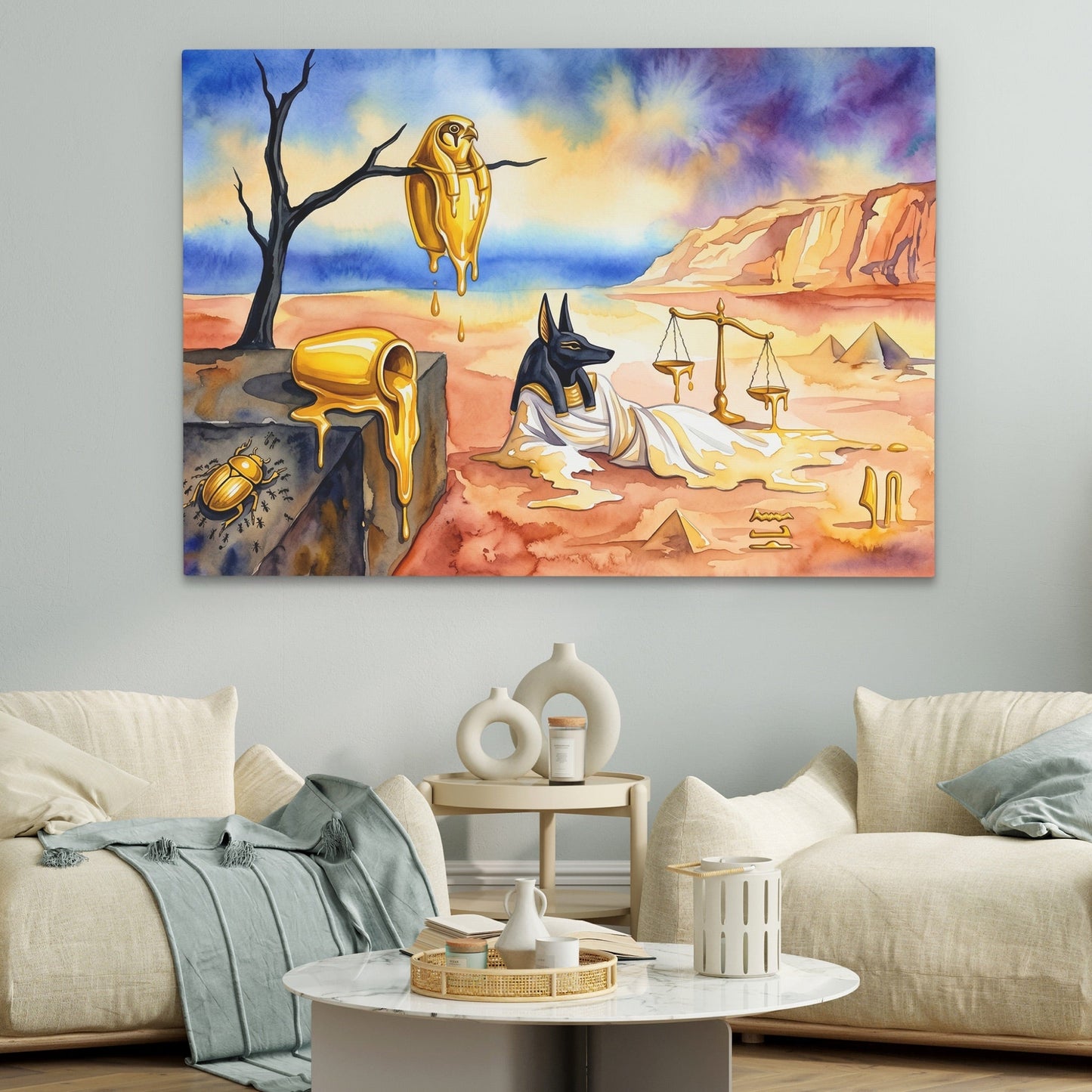 Anubis Melting Desert