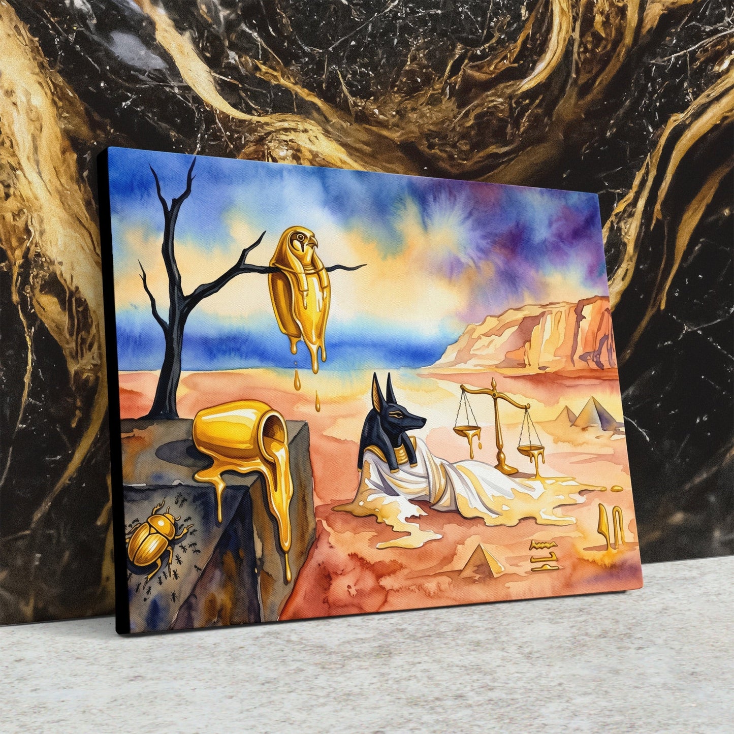 Anubis Melting Desert