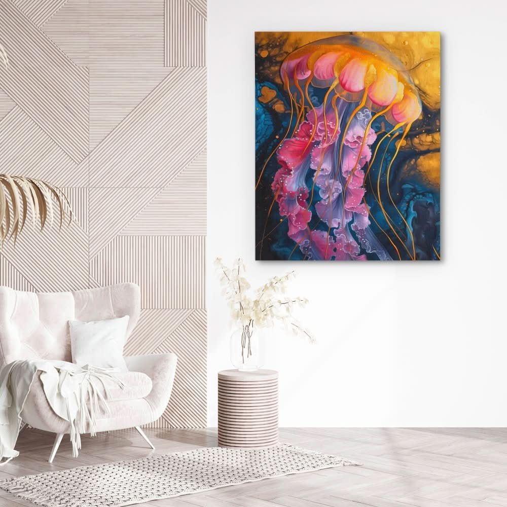 Aquatic Artistry - Beach Art for Bathroom