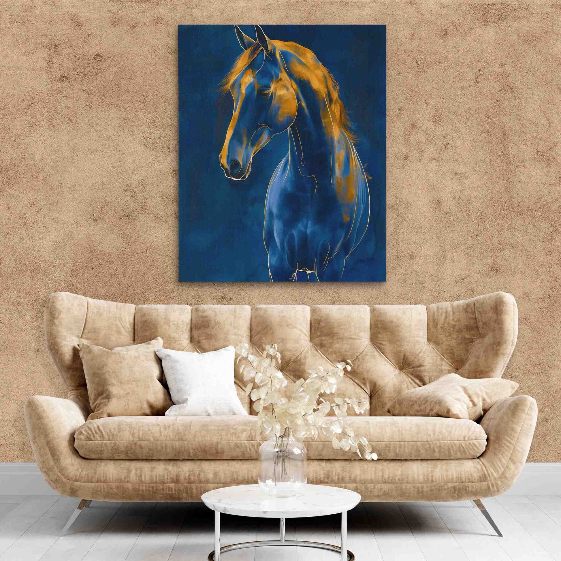 Arabian Blue - Animals Art for Living Room