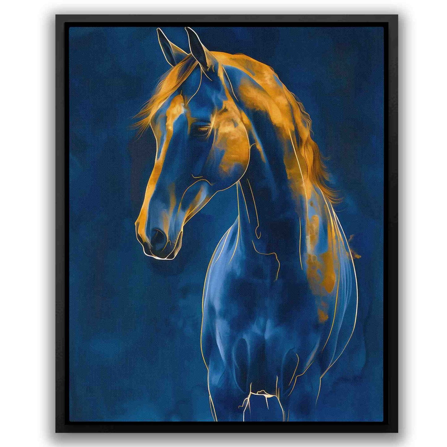 Arabian Blue - Large Canvas Print