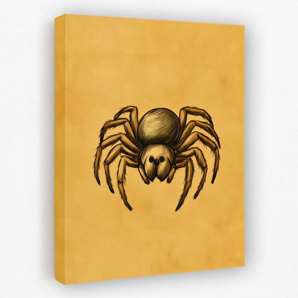 Arachnid Doodle - Arachnid Canvas Wall Art