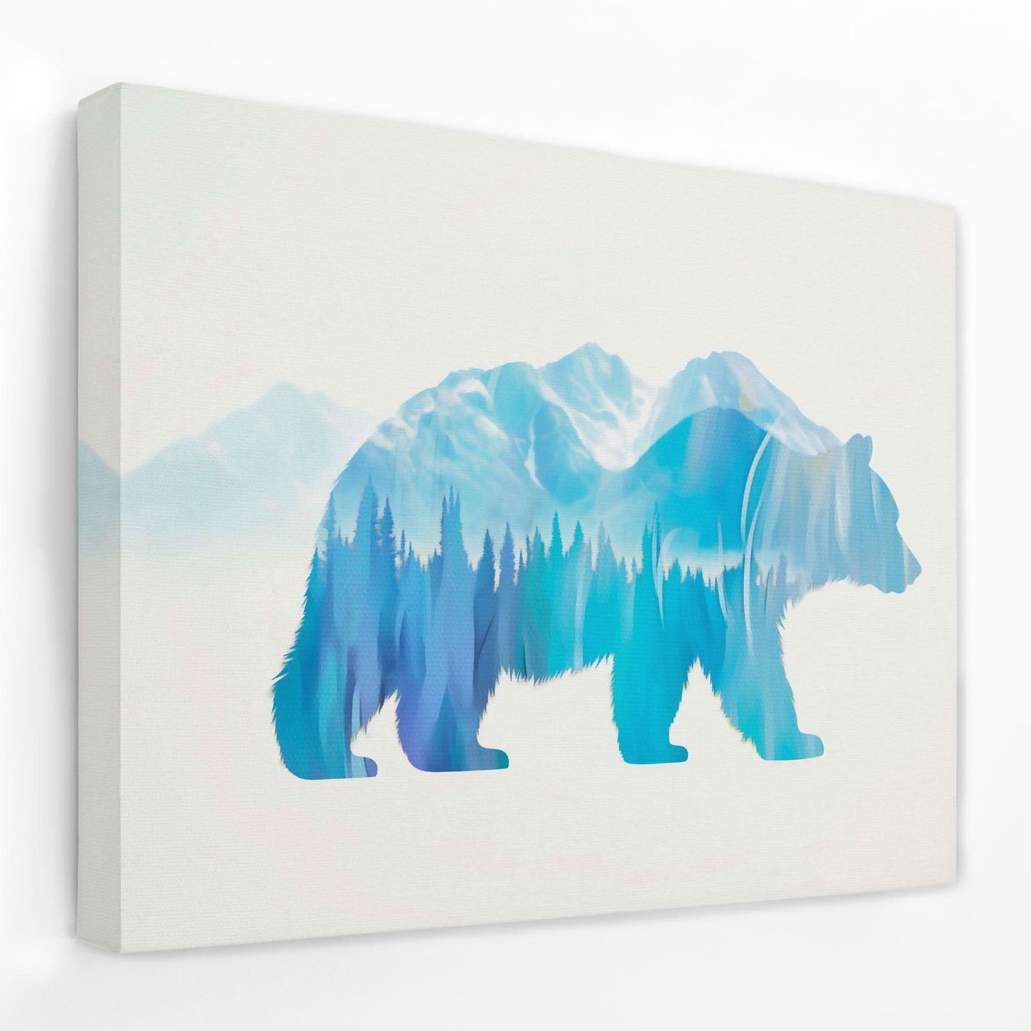 Arctic Spirit Bear - Animals Canvas Wall Art