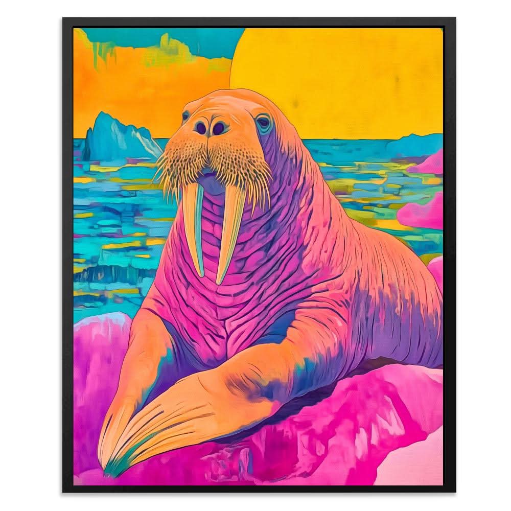 Arctic Tusk - Large Abstract Canvas Print