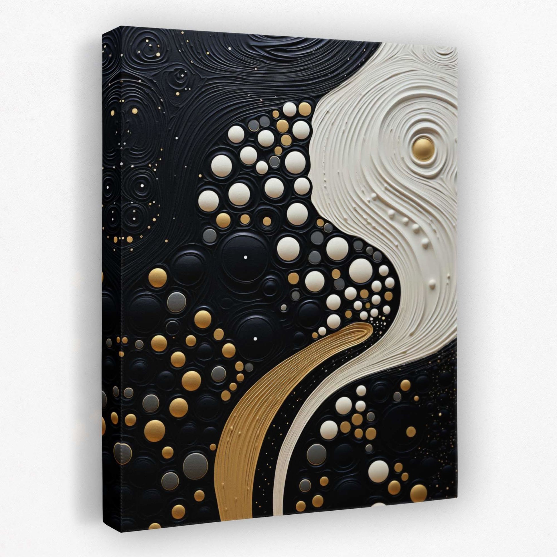 Artistic Ink - Black and White Canvas Wall Art