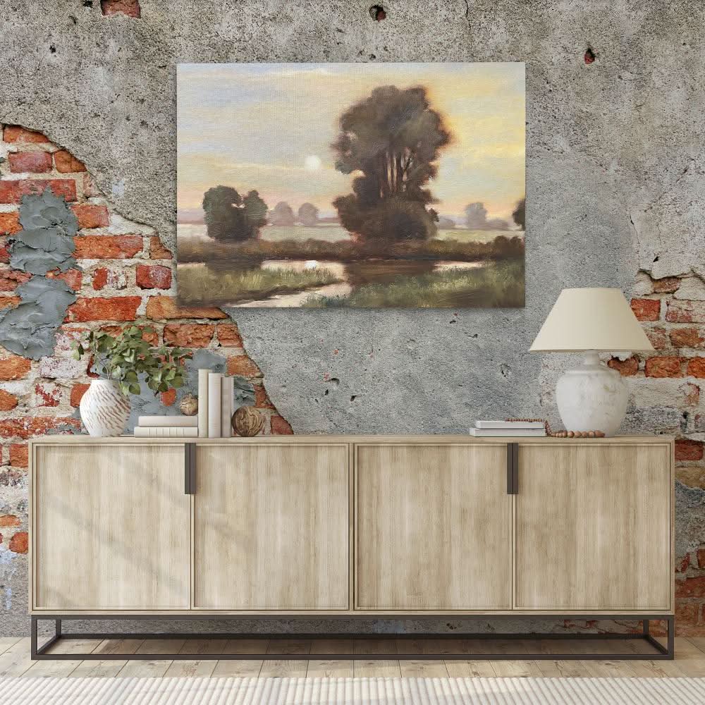 As Evening Falls - Large Contemporary Canvas Print