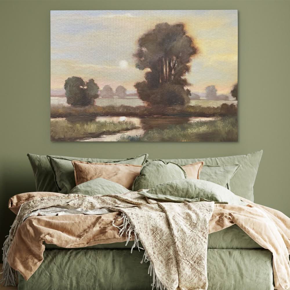 As Evening Falls - Denise Cousineau Wall Art in Black Frame