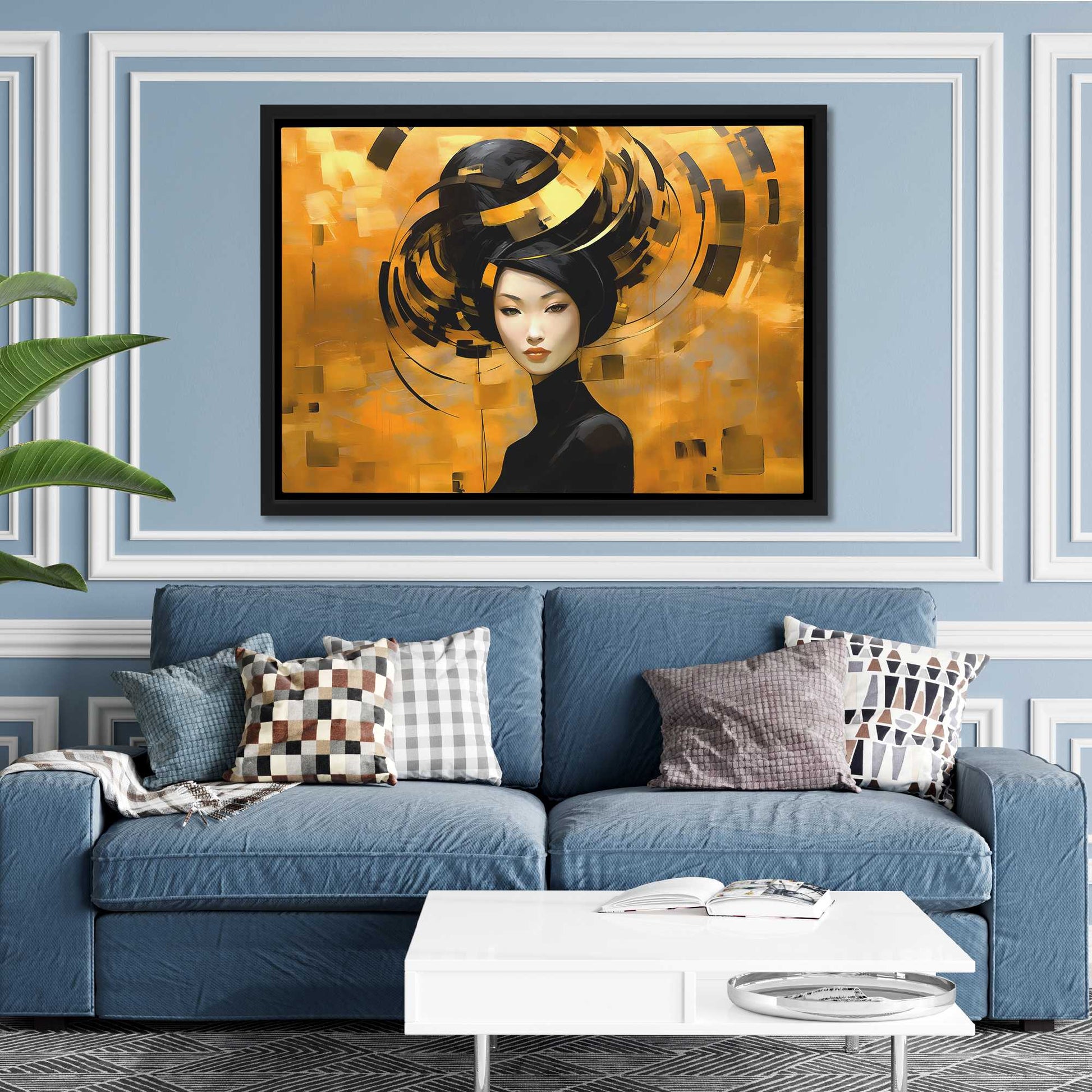 Asian Gold - Large Canvas Print