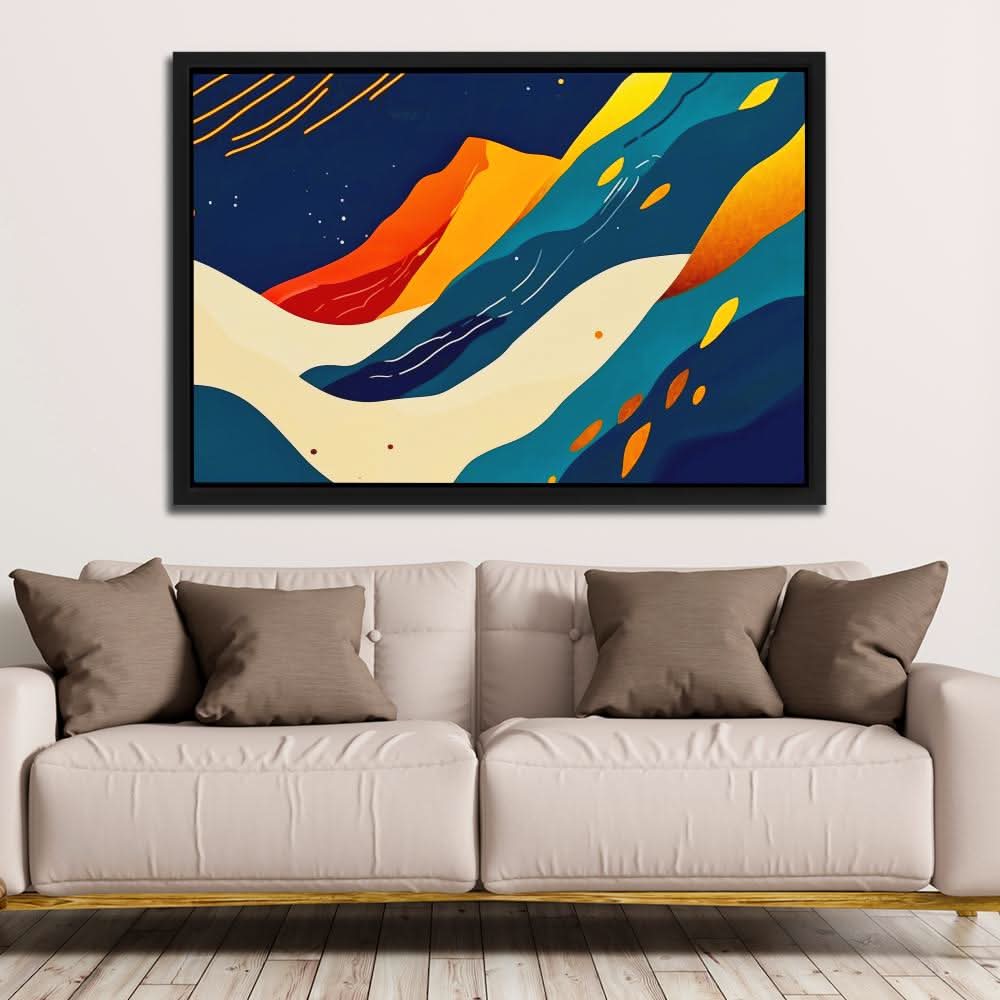 Astral Horizon - Mountain Art for Hallway