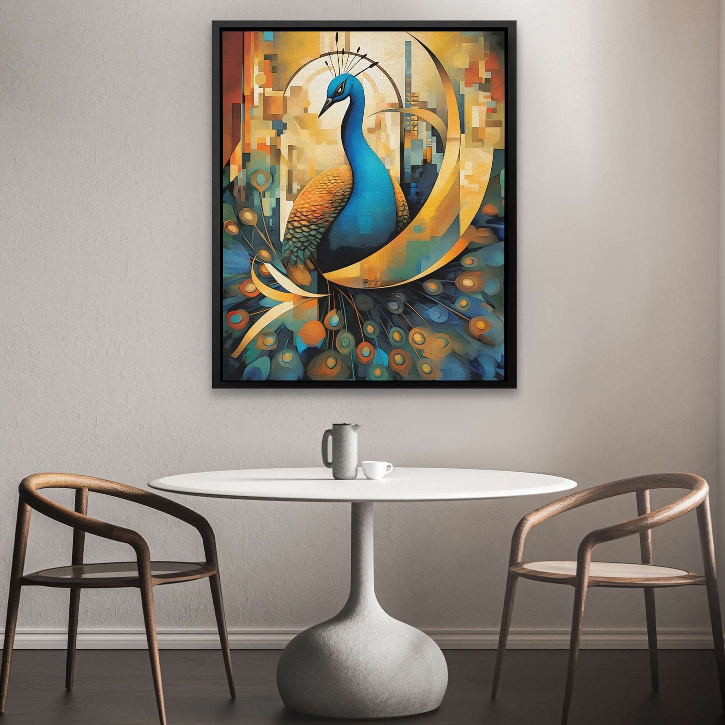 Aurora of the Peacock - Abstract Wall Art Print