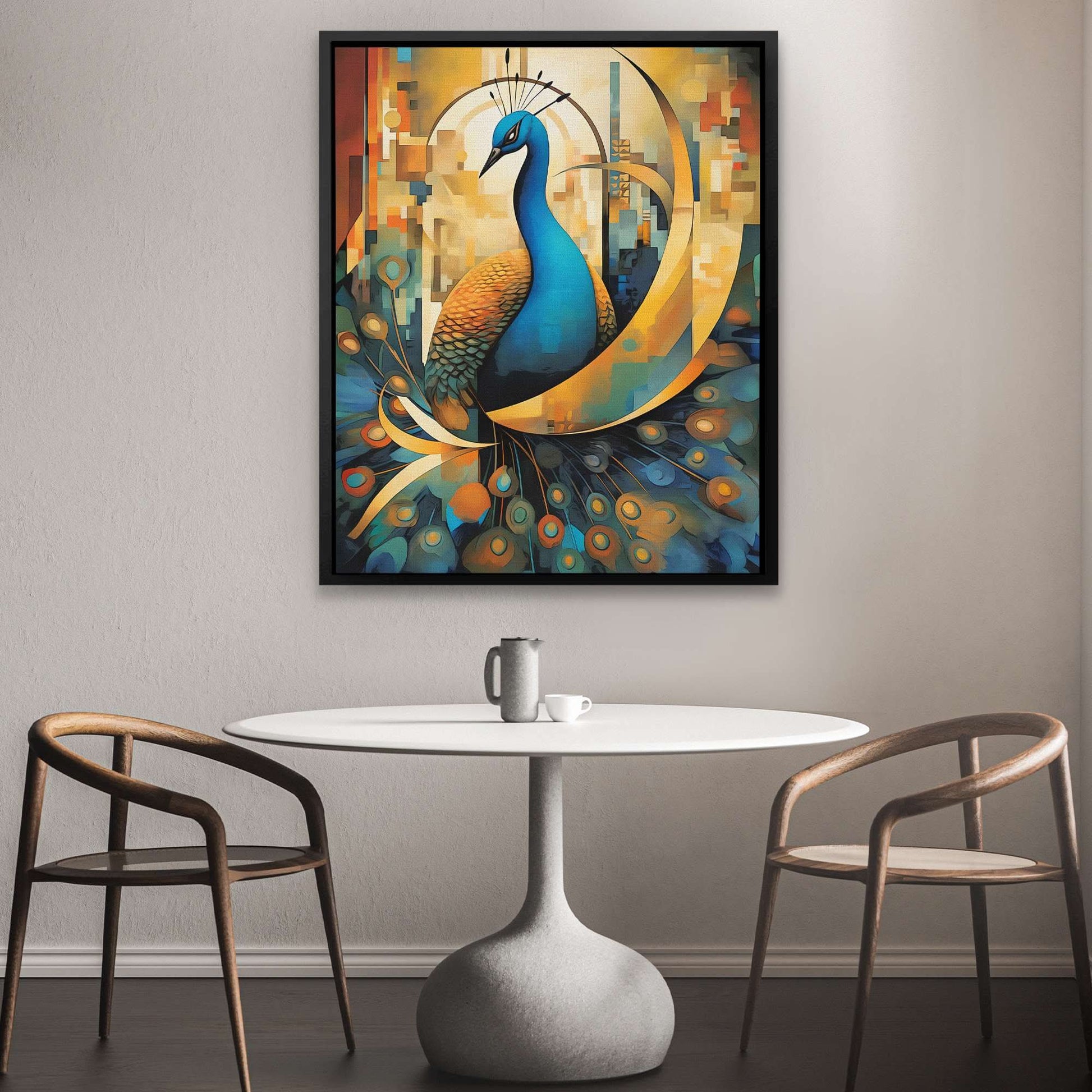 Aurora of the Peacock - Abstract Wall Art Print