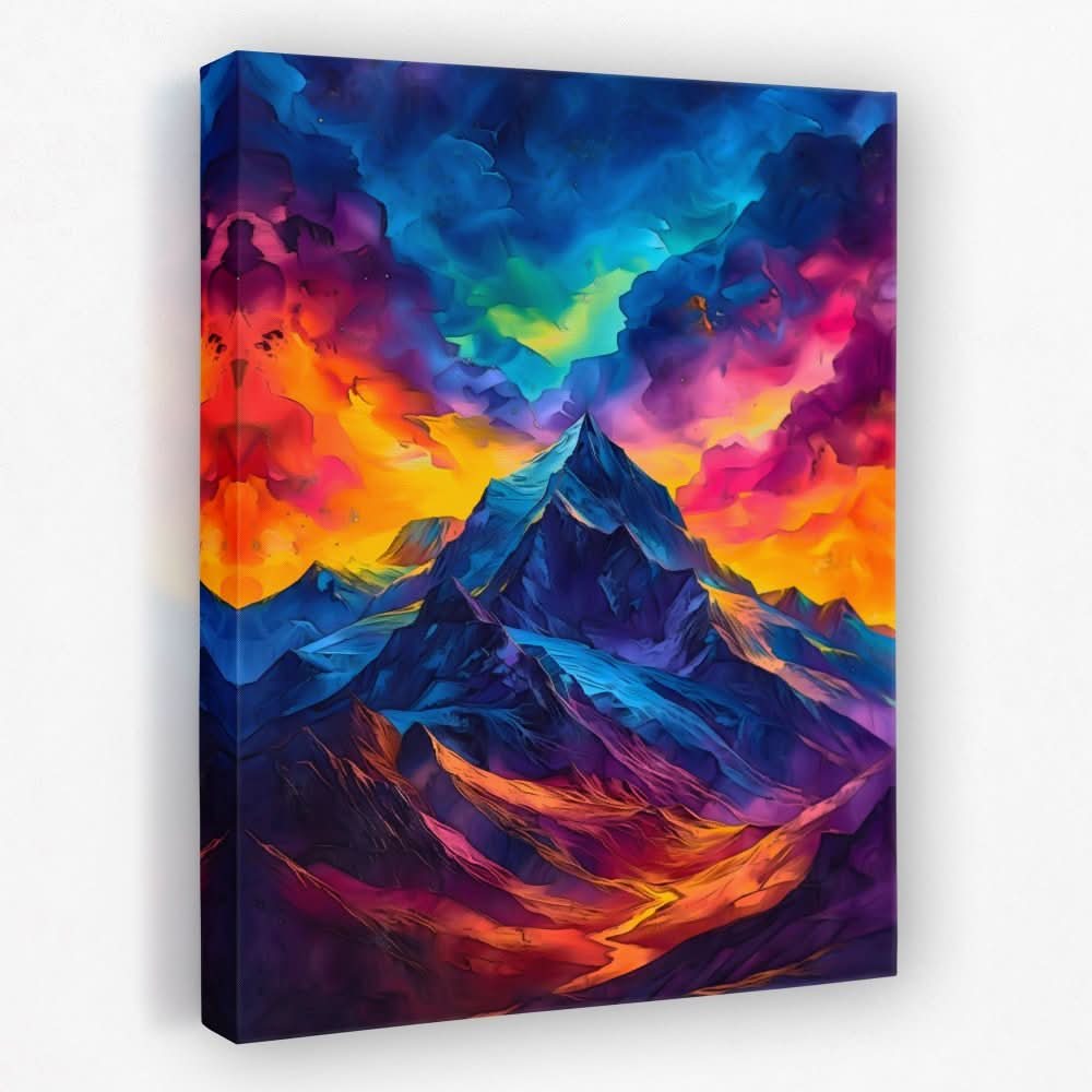 Aurora Ridge - Aurora Borealis Canvas Wall Art