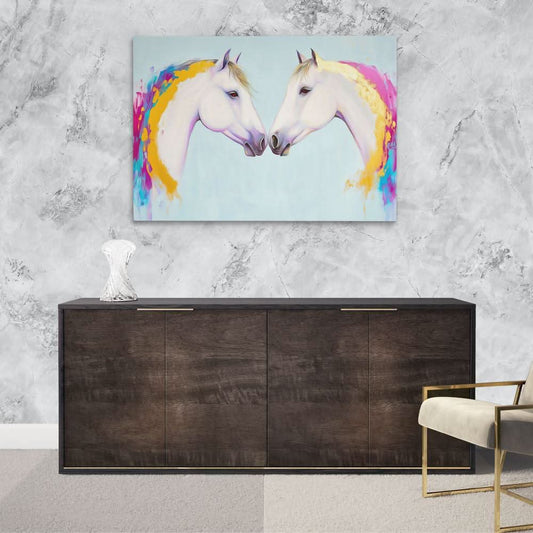 Aurora Steeds - Wall Art in Black Frame