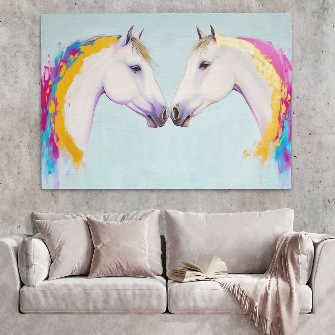 Aurora Steeds - Blue Wall Art for Nursery