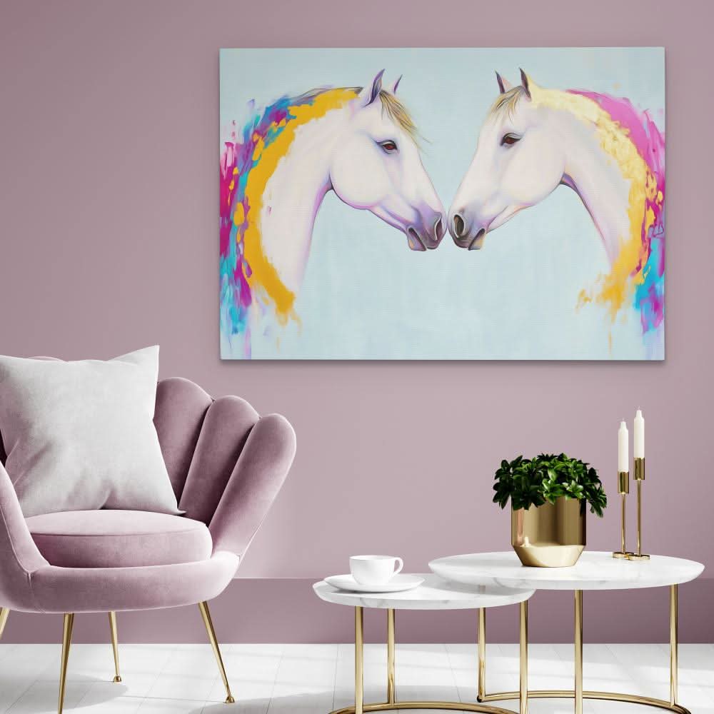 Aurora Steeds - Large Canvas Print