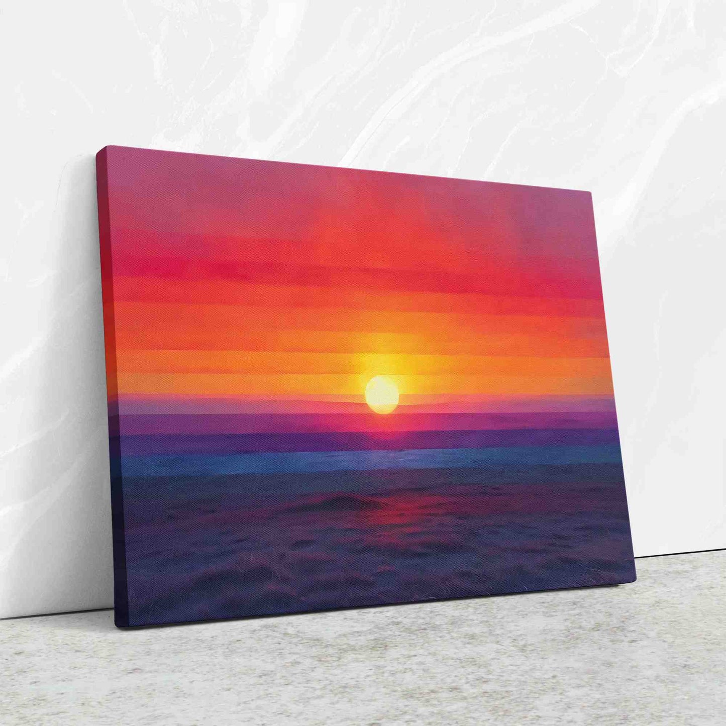 Aurora Sunset - Horizontal Art for Bathroom