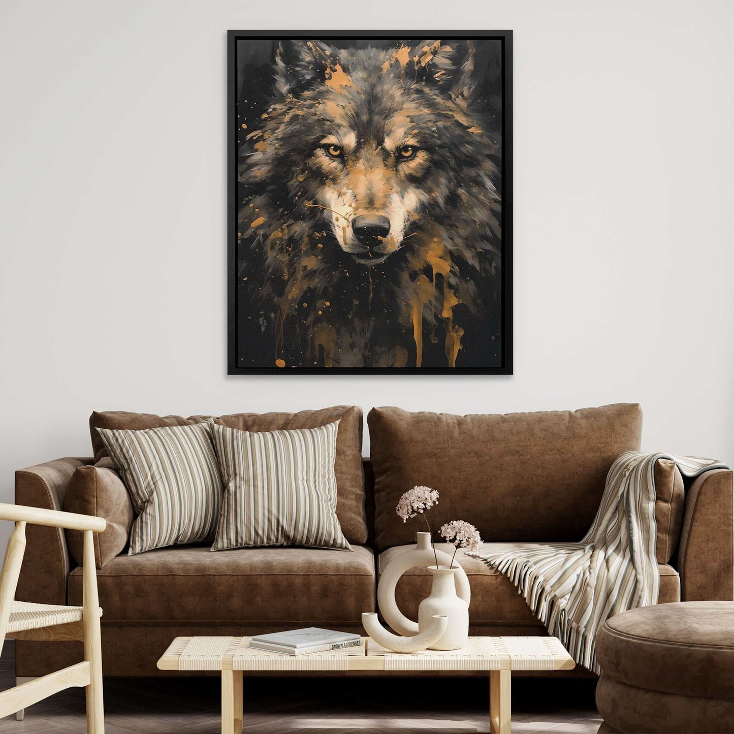 Aurum Alpha - Large Canvas Print