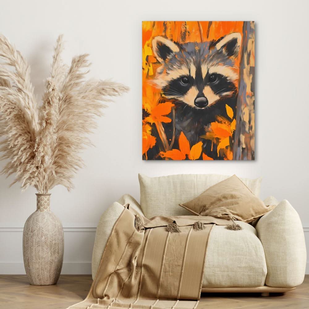 Autumn Bandit - Wall Art in Black Frame
