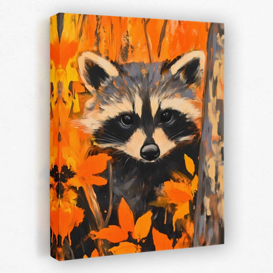 Autumn Bandit - Animals Canvas Wall Art