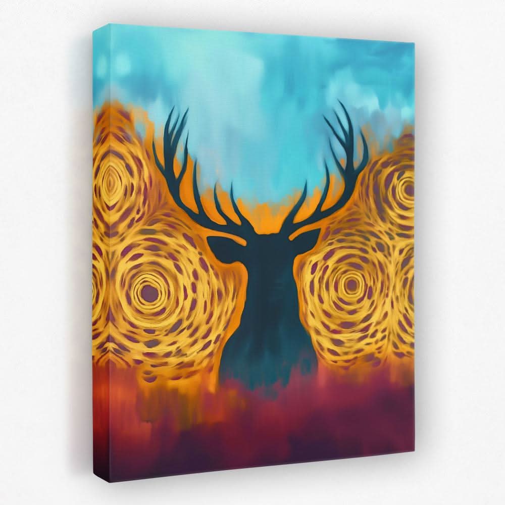 Autumn Majesty - Animals Canvas Wall Art