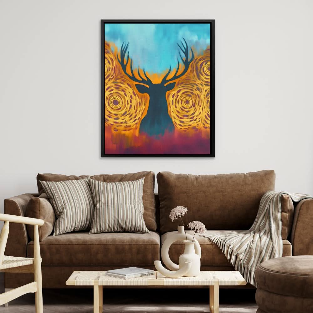 Autumn Majesty - Animals Art for Home Office