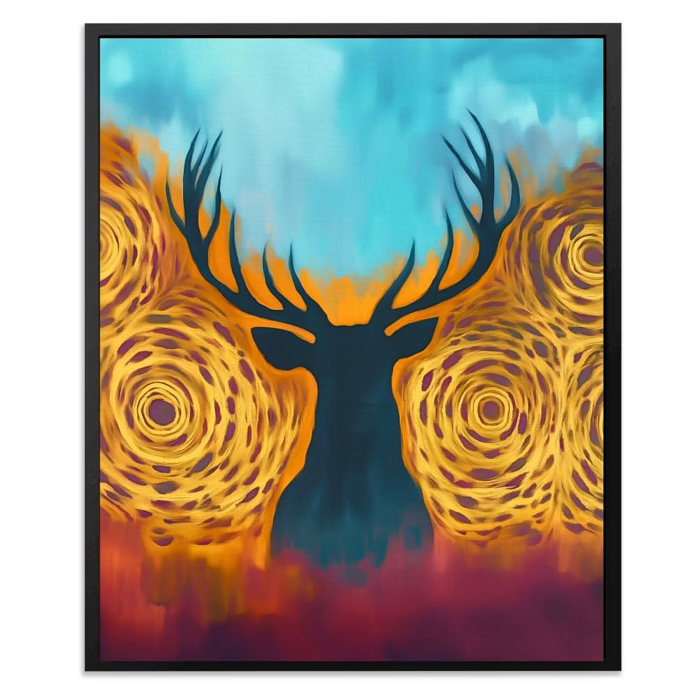 Autumn Majesty - Surrealism Brown Canvas Wall Art