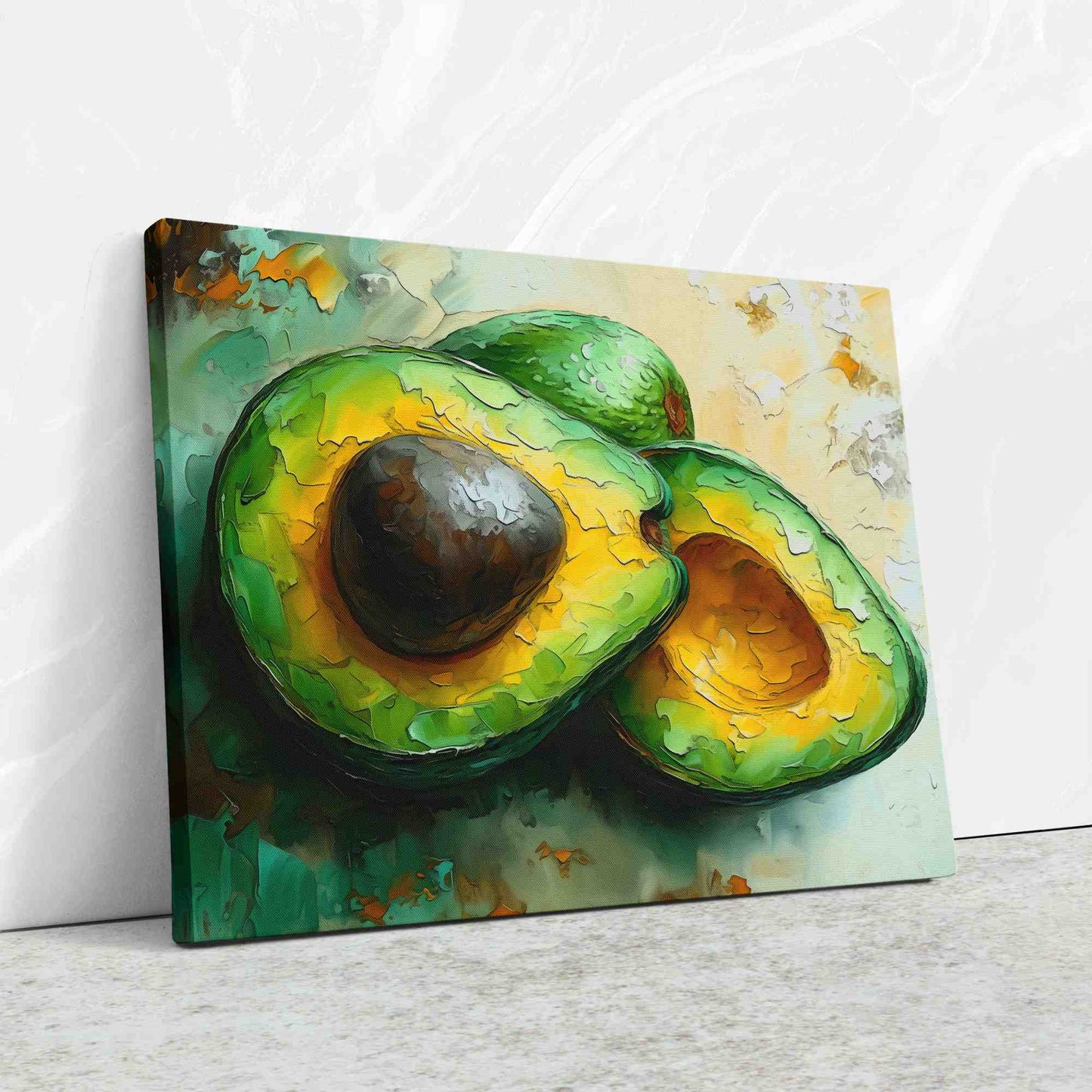 Avocado Split - Avocado Art for Kitchen