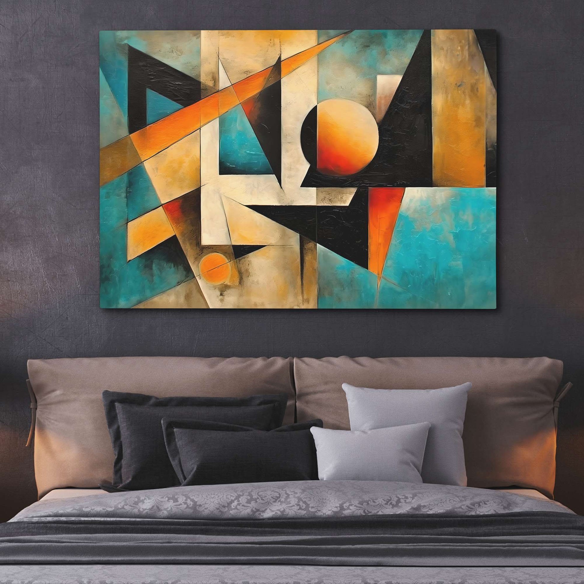 Azul Chaos - Framed Wall Art