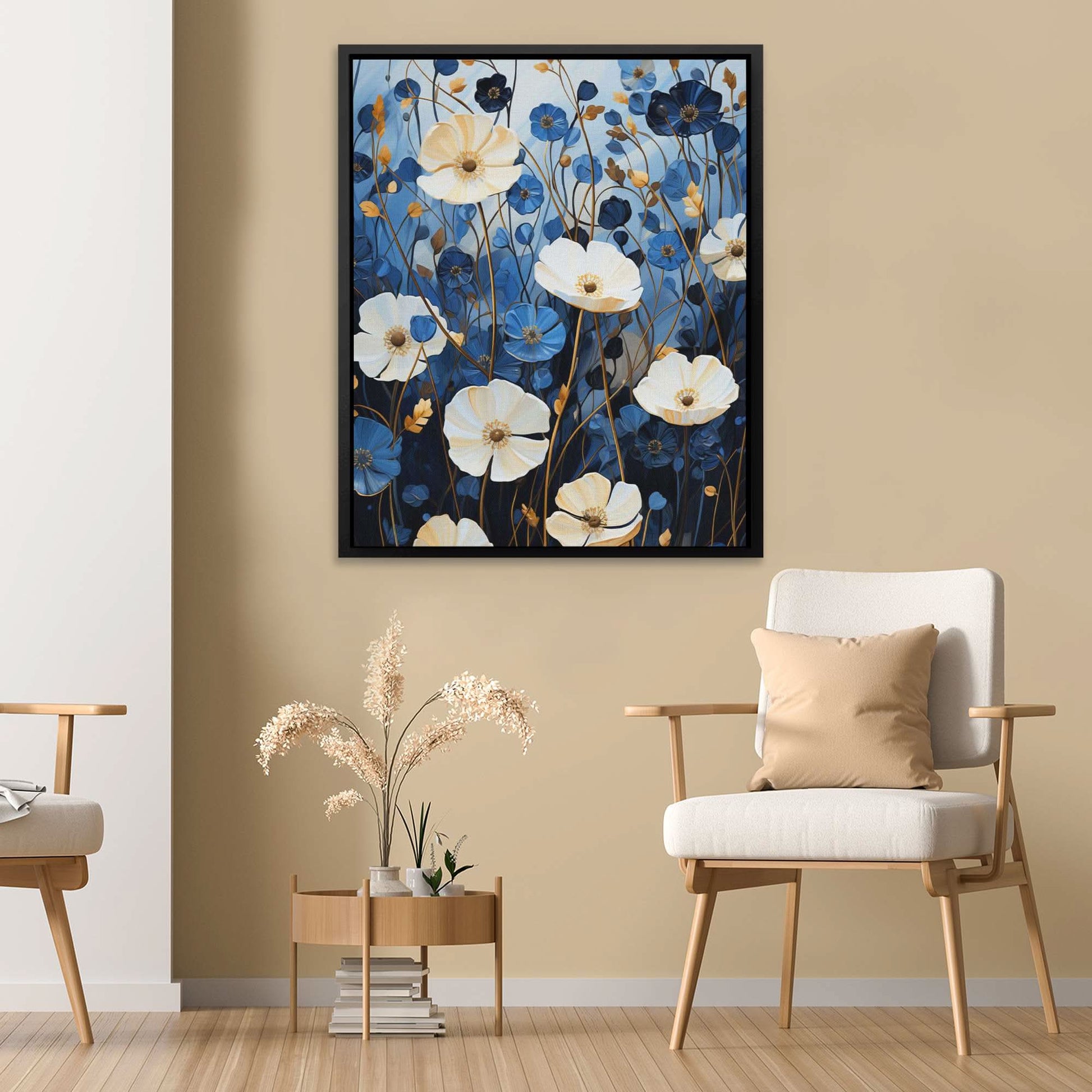 Azure Blossoms - Wall Art Print