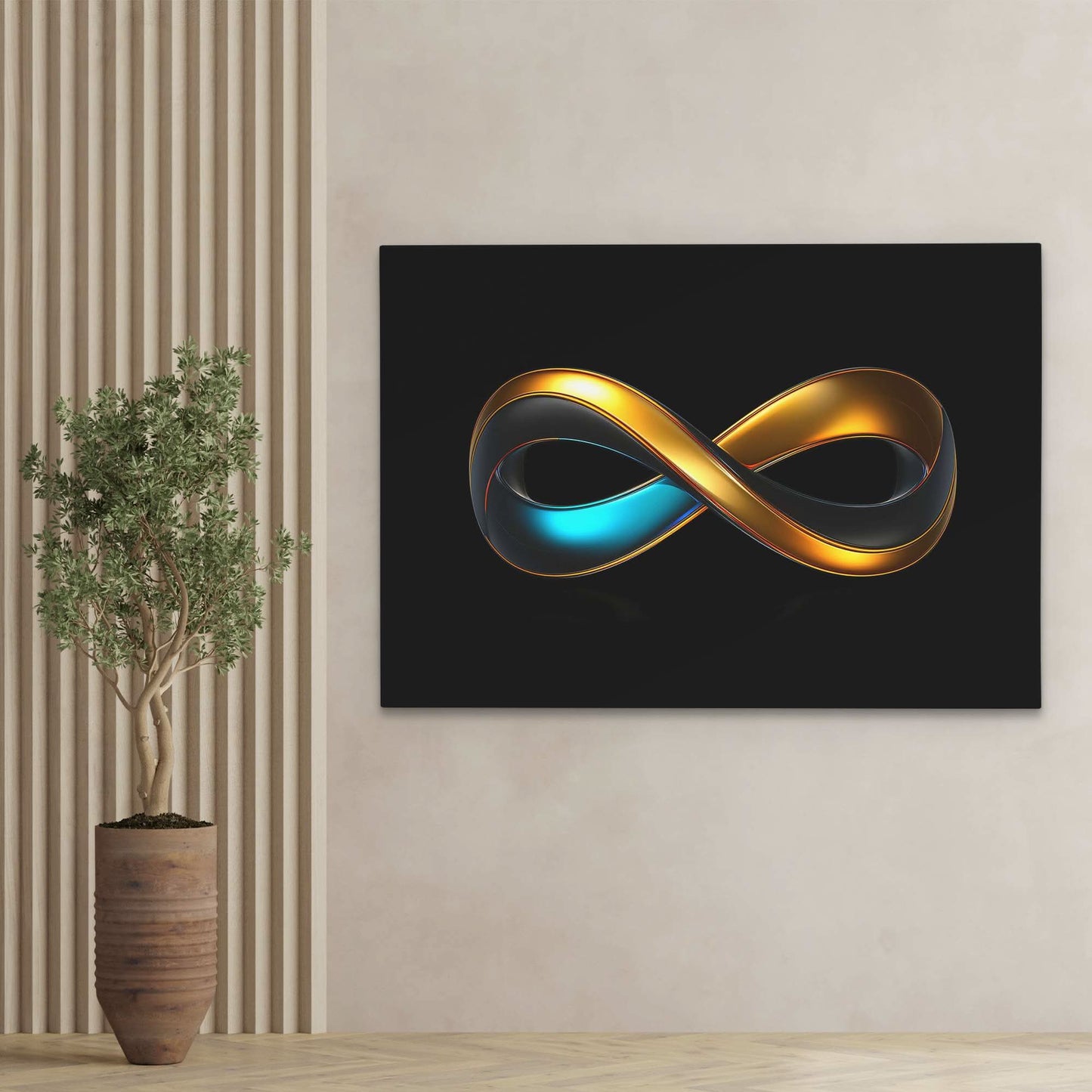 Azure Infinity - Horizontal Art