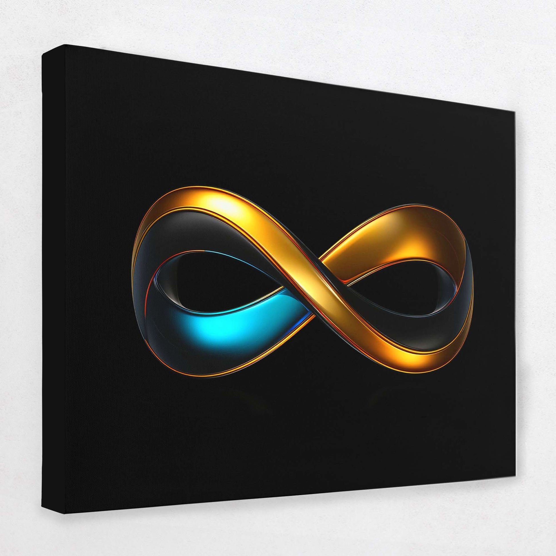 Azure Infinity - Horizontal Canvas Wall Art