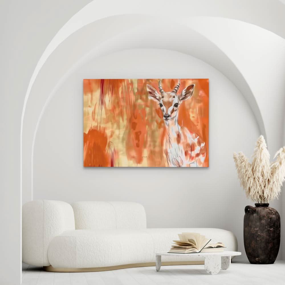 Baby Antelope - Antelope Canvas Print