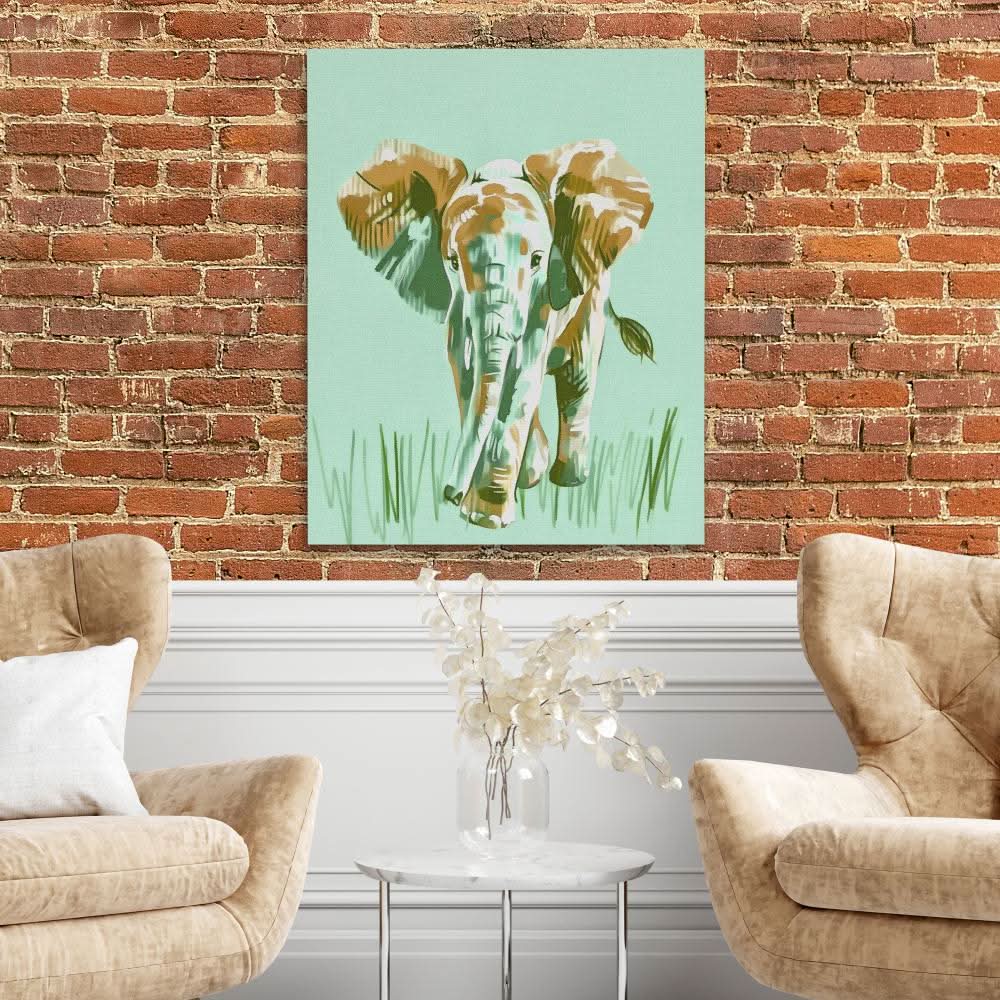 Baby Giant - Wall Art in Black Frame