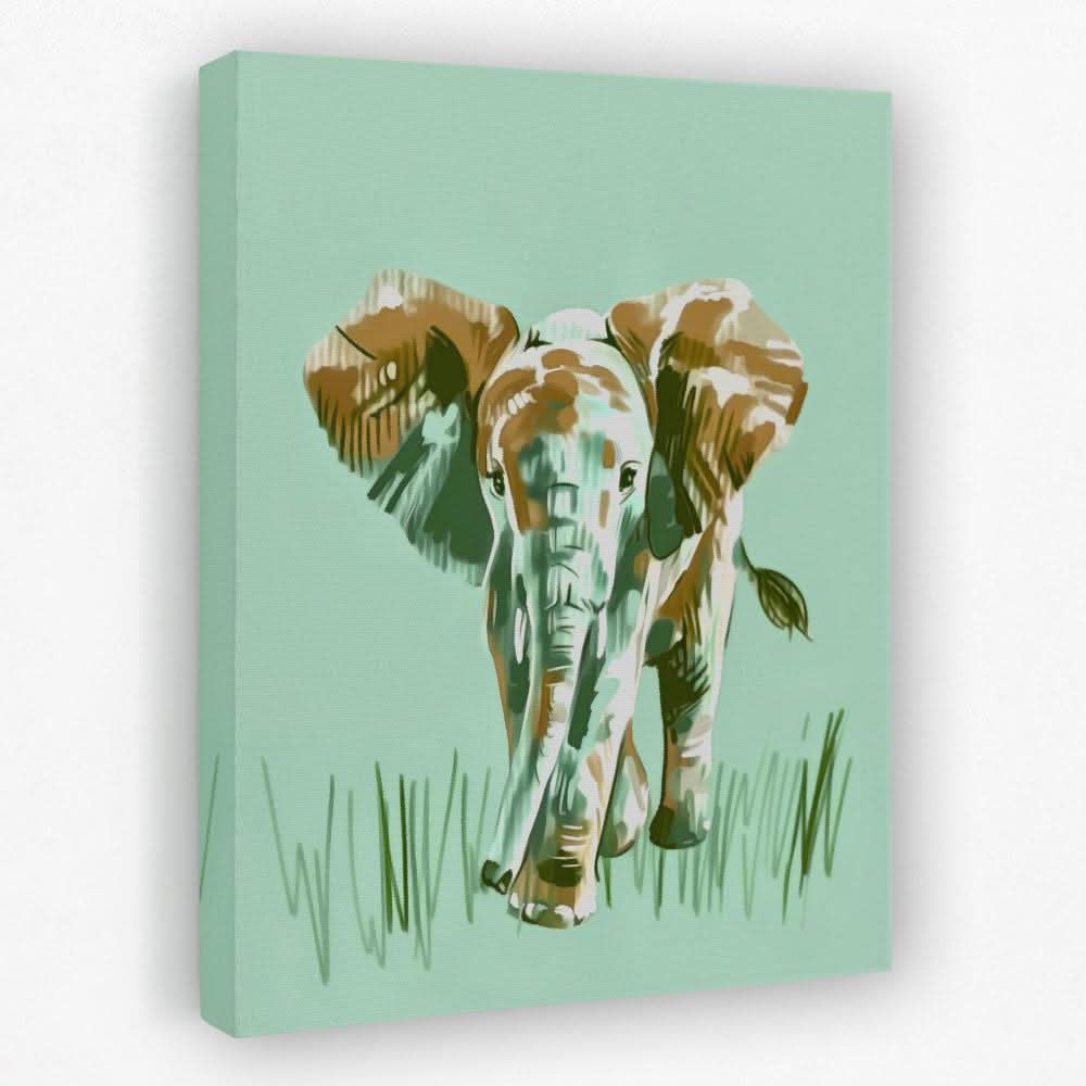 Baby Giant - Animals Canvas Wall Art