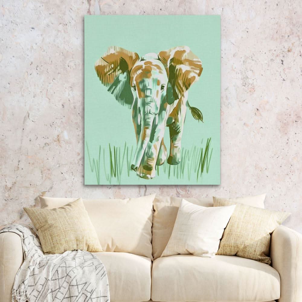 Baby Giant - Large Canvas Print