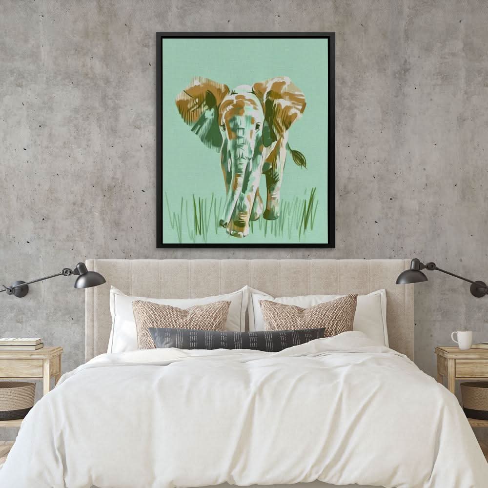Baby Giant - Earth Tones Canvas Wall Art
